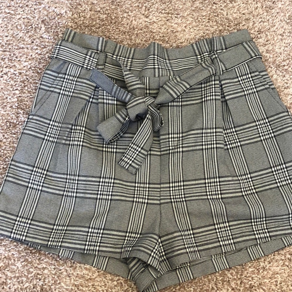 Plaid shorts